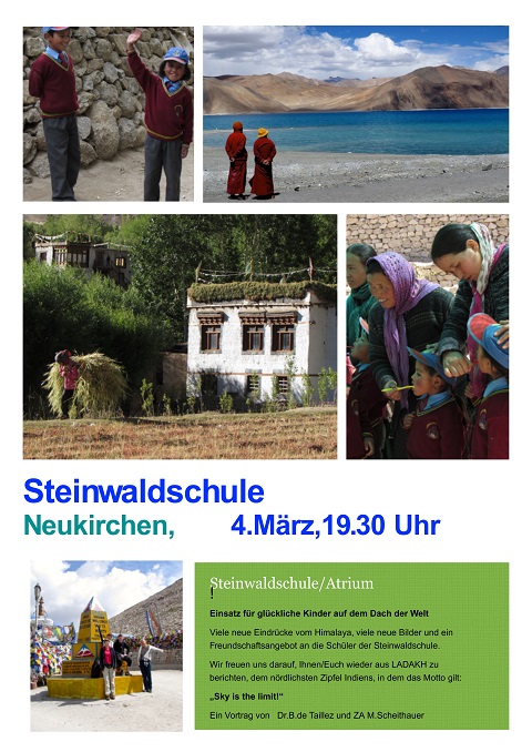 Ladakh-Vortrag 2015 Steinwaldschule